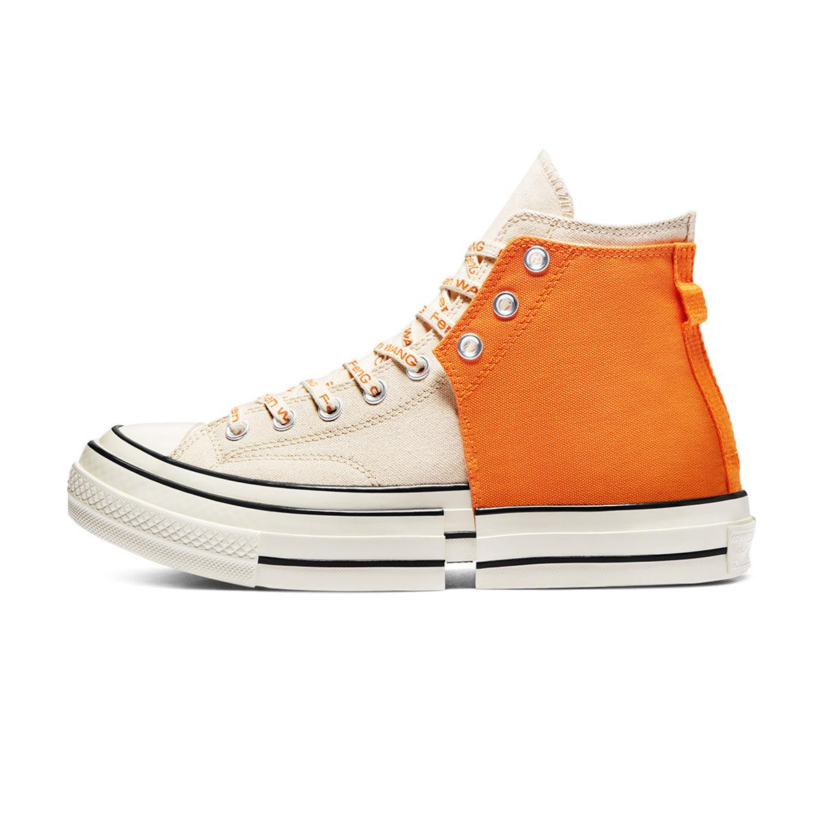 Feng Chen Wang Chuck 70 Hi 'Persimmon Orange' Unisex Sneakers - 2-in-1 Convertible Design for Streetwear & Casual Fashion - Perfect for Urban Outfits and Sneaker Collectors