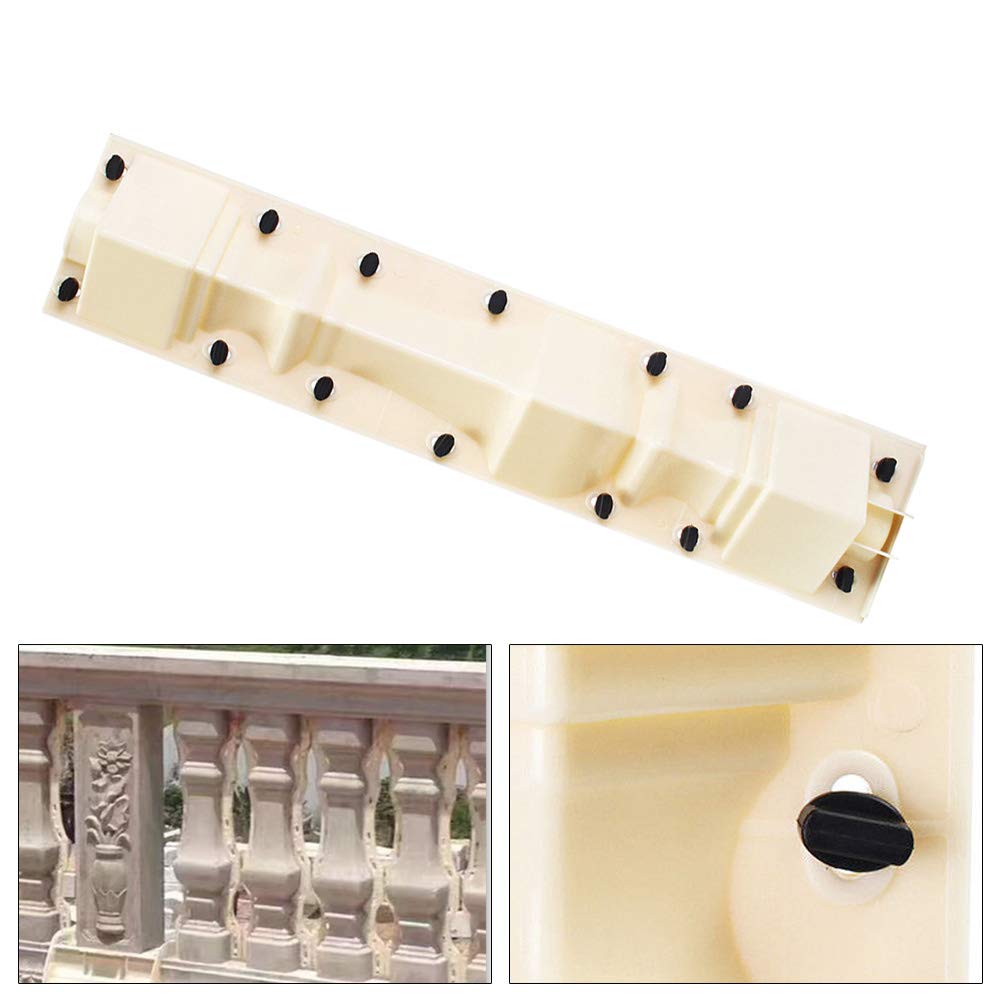 Roman Style Concrete Column Molds for Plaster Cement Casting - DIY Railing & Balustrade Mold Kit (Style 1) - Perfect for Garden Fencing, Porch Columns & Home Decoration Projects