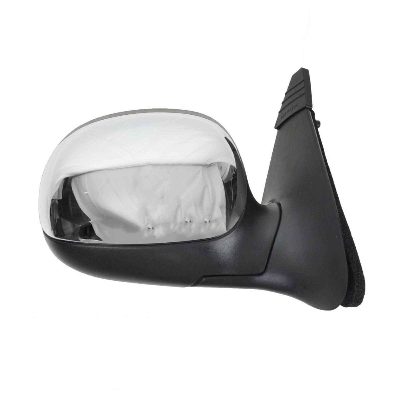 Chrome Folding Manual Side View Mirrors Left/Right Pair Set for Ford F150 F250 Pickup Trucks - Durable Truck Accessories for Off-Roading & Towing