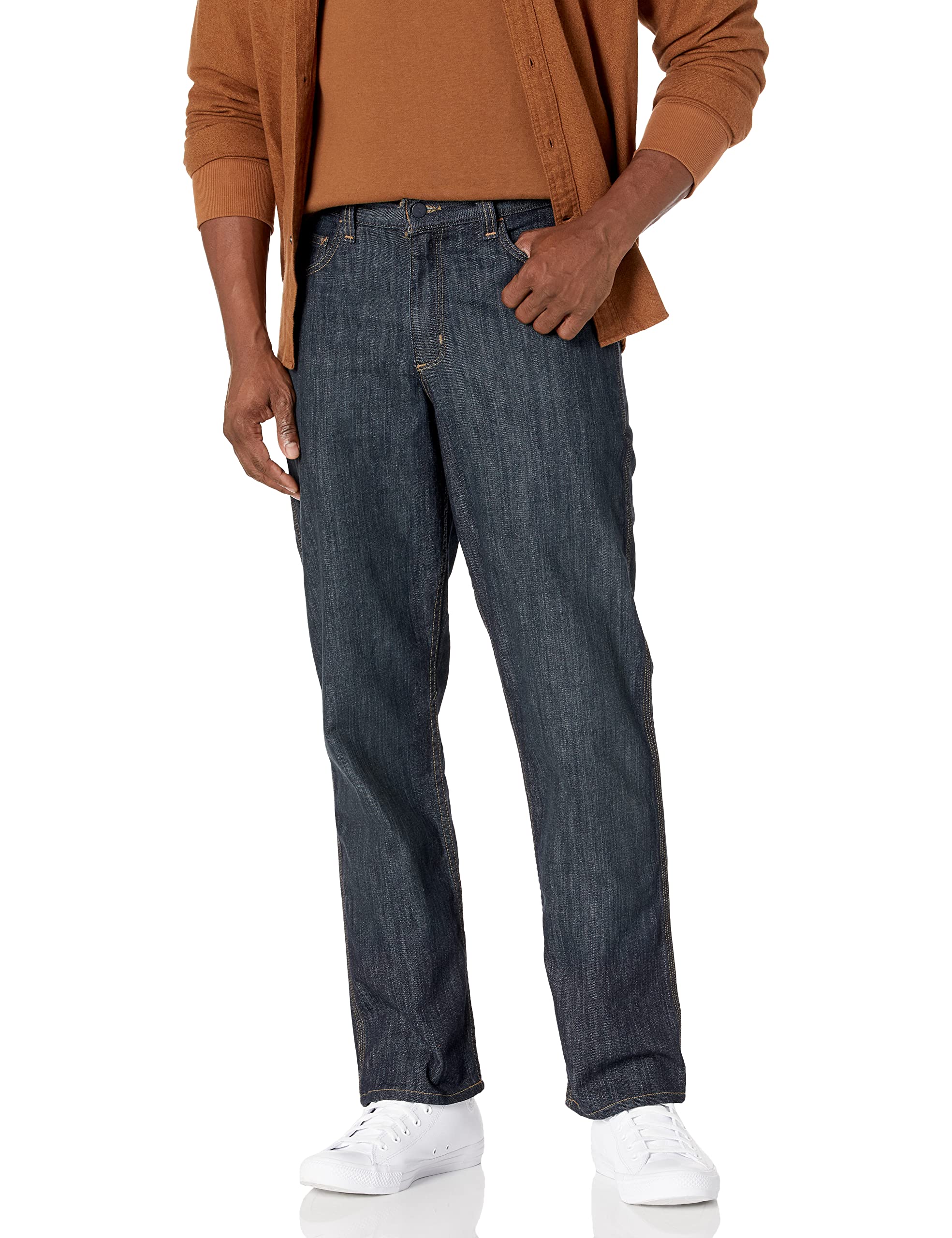 Carhartt Men's Flame Resistant Force Rugged Flex Relaxed Fit 5 Pocket Work Jeans - Durable & Comfortable for Construction, Welding & Outdoor Jobs