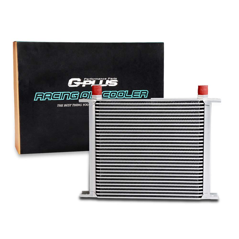 30 Row AN-10 Universal Aluminum Engine Transmission Oil Cooler - Silver | High-Performance Cooling for Cars, Trucks & Off-Road Vehicles