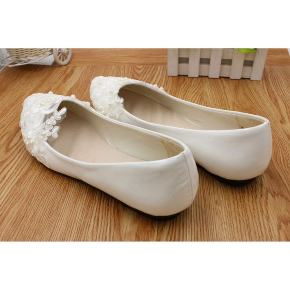 Women's Ballet Flats - Comfortable Lace Wedding Shoes for Bride, Bridesmaids & Formal Occasions | Perfect for Weddings, Parties & Office Wear