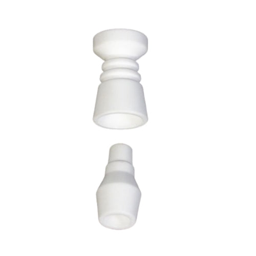 Premium Interchangeable Ceramic Dab Nail for Concentrates - 14mm & 18mm Sizes - Compatible with Most Dab Rigs - Perfect for Wax, Oil & Shatter - Ideal for Home Use & Portable Dabbing