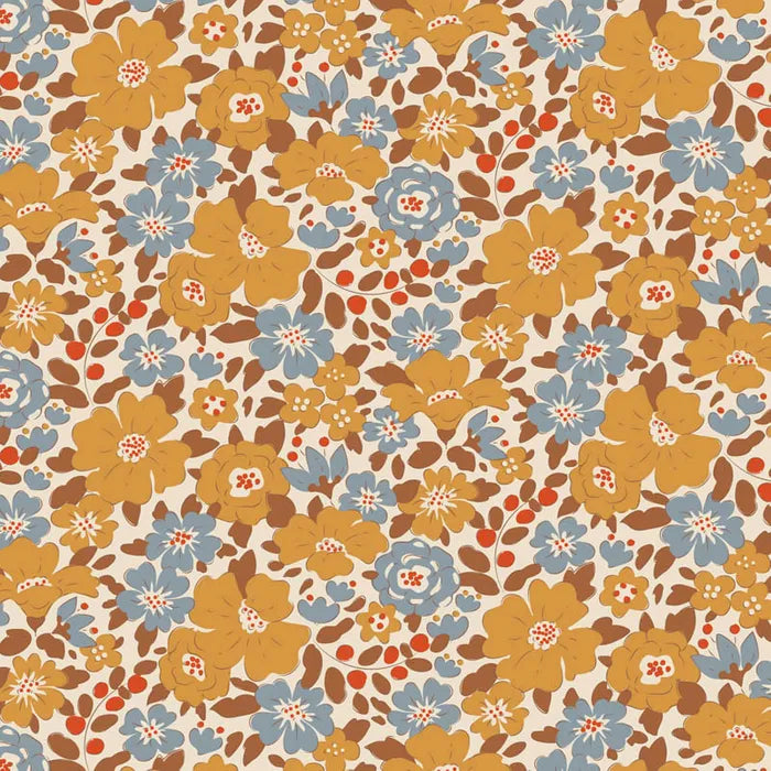 Creating Memories Tilda Autumn 130142 Harper Saffron - Perfect for Fall Home Decor, Seasonal Crafts, and DIY Scrapbooking Projects