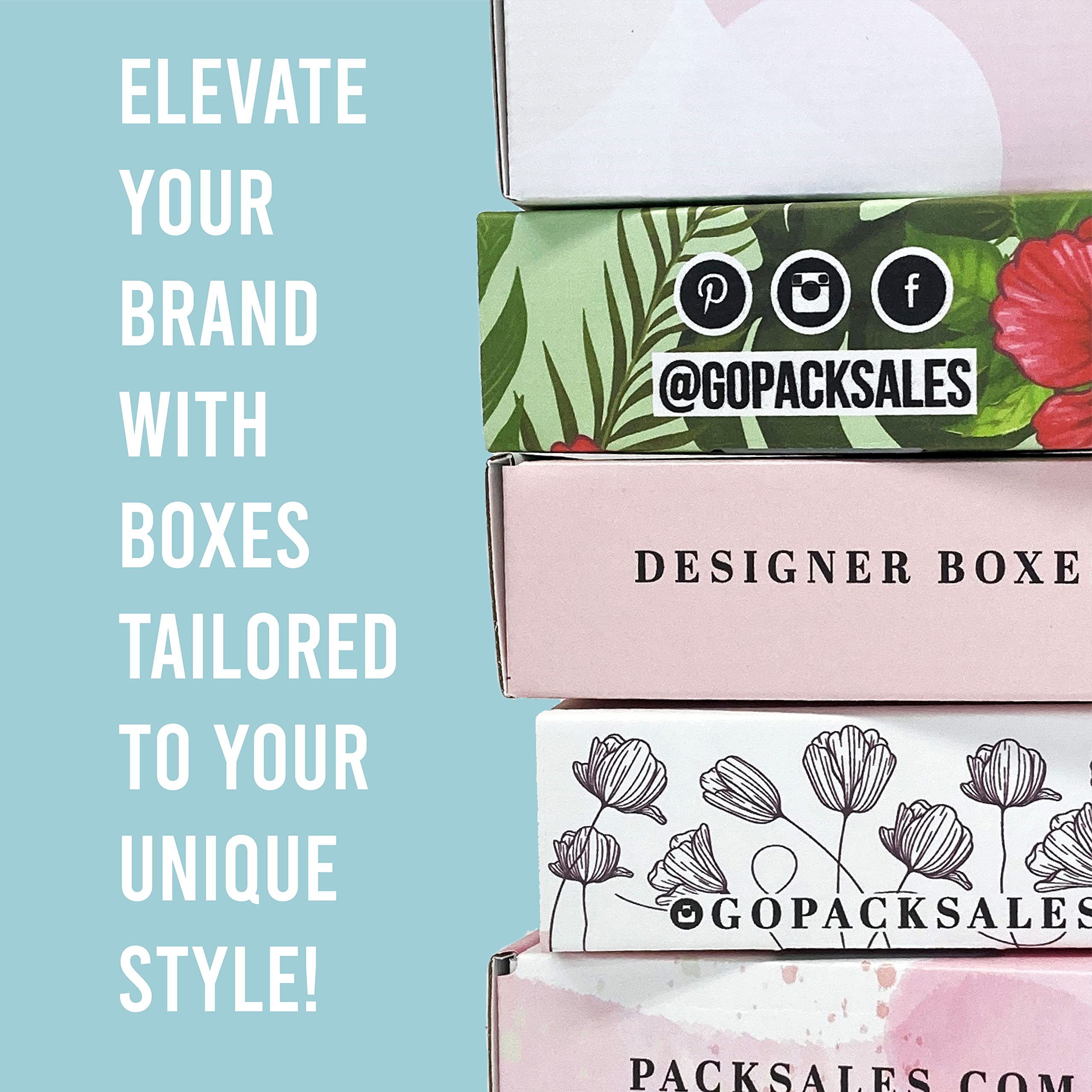 Custom Printed Shipping Boxes 9x6x2 Inches - Personalized Mailer Boxes for Ecommerce, Subscription Boxes & Product Packaging | Brand Your Business with Custom Logo & Design