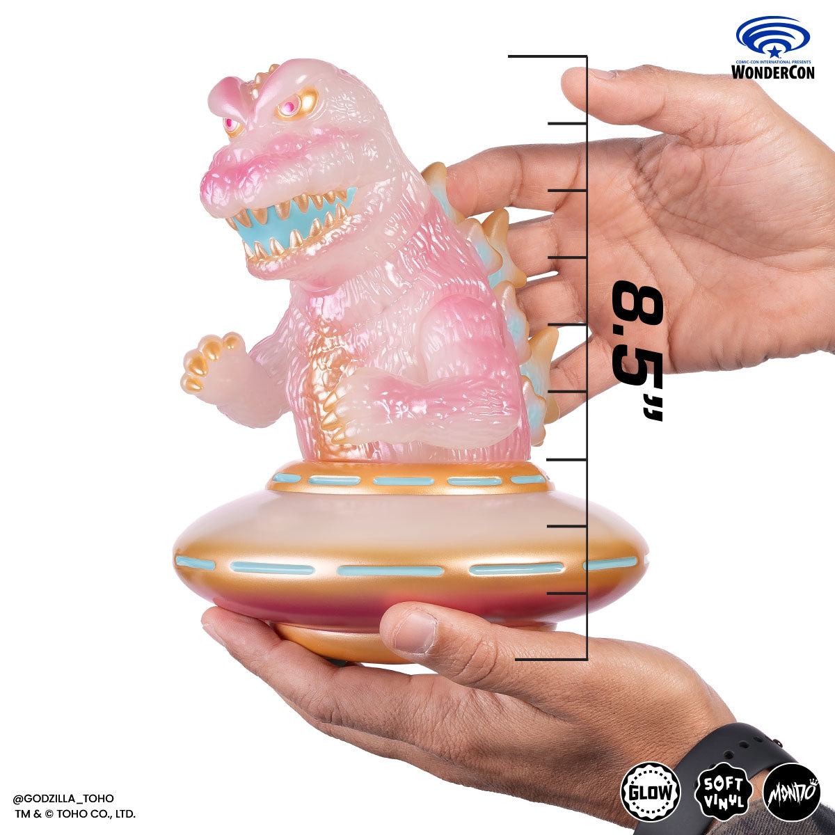 Godzilla UFO Soft Vinyl Figure - Cherry Blossom Limited Edition Collectible Toy for Anime Fans | Perfect for Display, Gifts & Pop Culture Collections