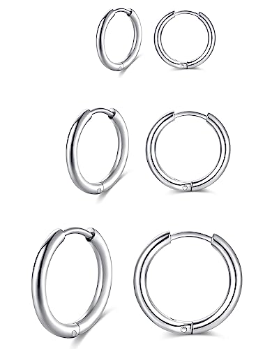 silver hoops