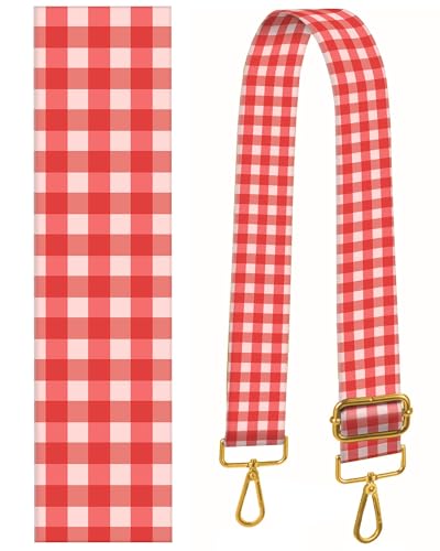 Luxury Red White Plaid