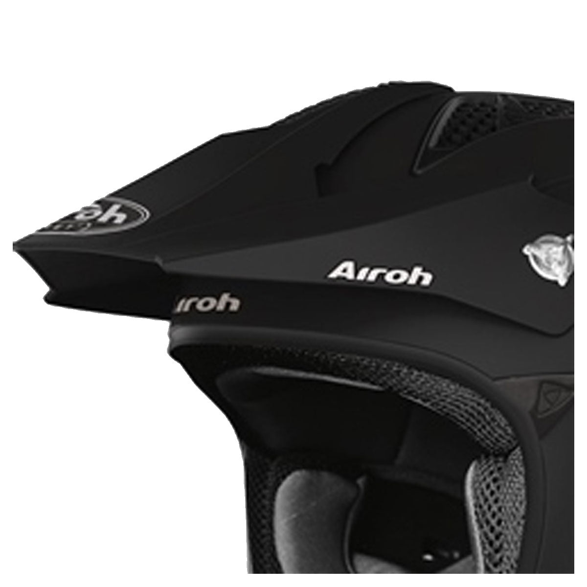 Airoh Peak TRR S Motorcycle Helmet - Matte Black | Lightweight & Durable for Off-Road & Adventure Riding
