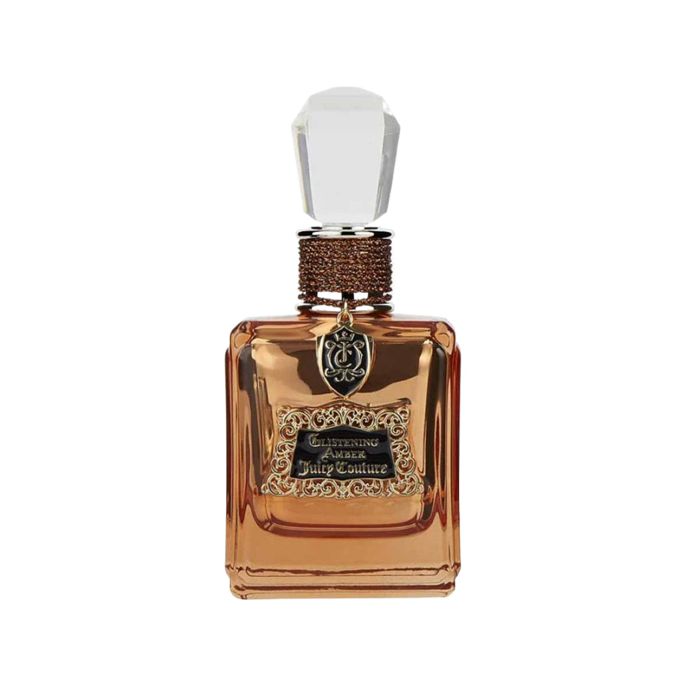 Juicy Couture Glistening Amber Eau De Parfum 100ml for Women - Luxury Floral Vanilla Perfume | Perfect for Date Night, Parties & Special Occasions