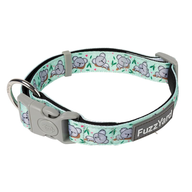 Fuzzyard Dreamtime Koalas Dog Collar - Soft & Comfortable Pet Collar for Small Medium Large Dogs - Perfect for Daily Walks, Training & Outdoor Adventures
