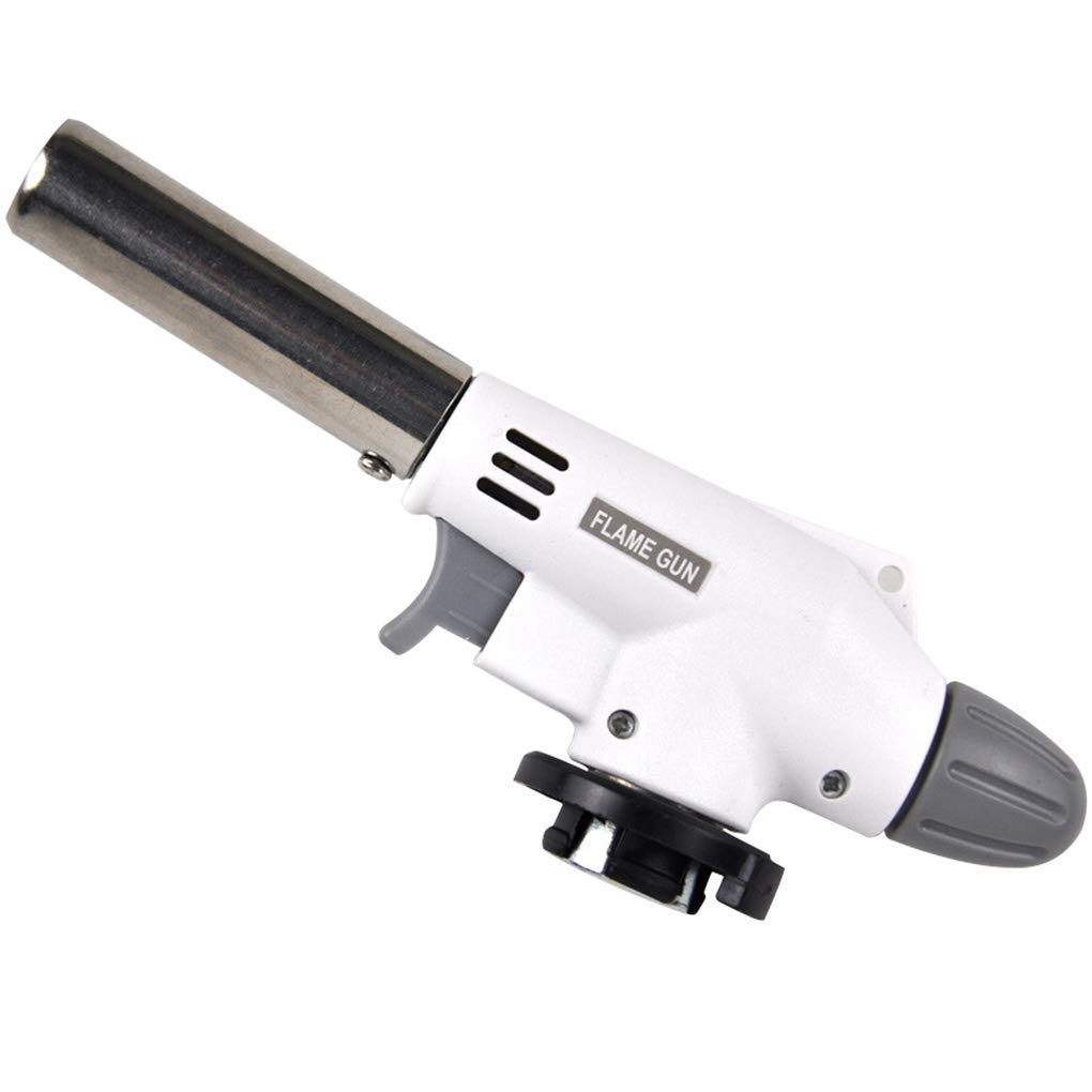 PULABO Butane Torch - Portable Outdoor Gas Torch for Welding, BBQ, Baking & Culinary Use - High Temperature Flame for DIY, Cooking, Soldering & Crafts