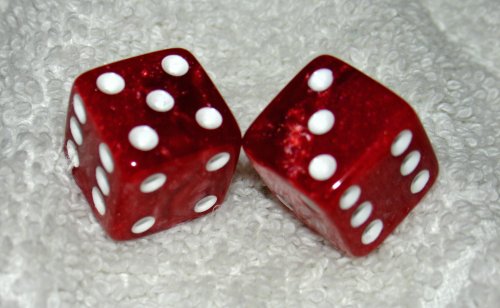 Premium Red Granite Dice Set - 7-Piece Polyhedral Dice for D&D, RPG, and Board Games | Perfect for Tabletop Gaming, Collectors, and Gift Giving