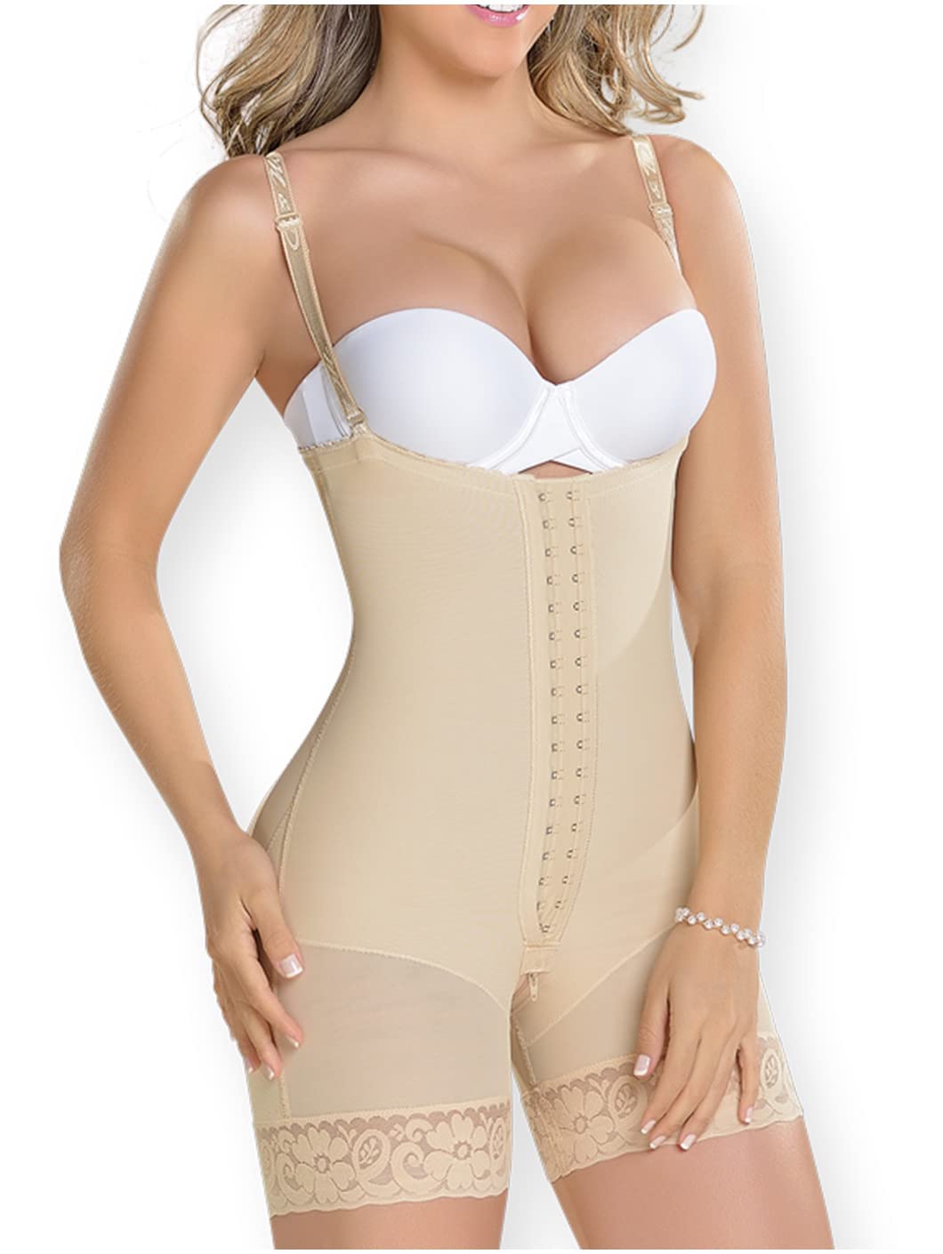 Strapless Colombian Postpartum Girdle for Women - M&D Fajas Reductoras y Moldeadoras - Postpartum Waist Trainer & Butt Lift Shapewear - Perfect for Post-Delivery Recovery, Body Contouring & Special Occasions