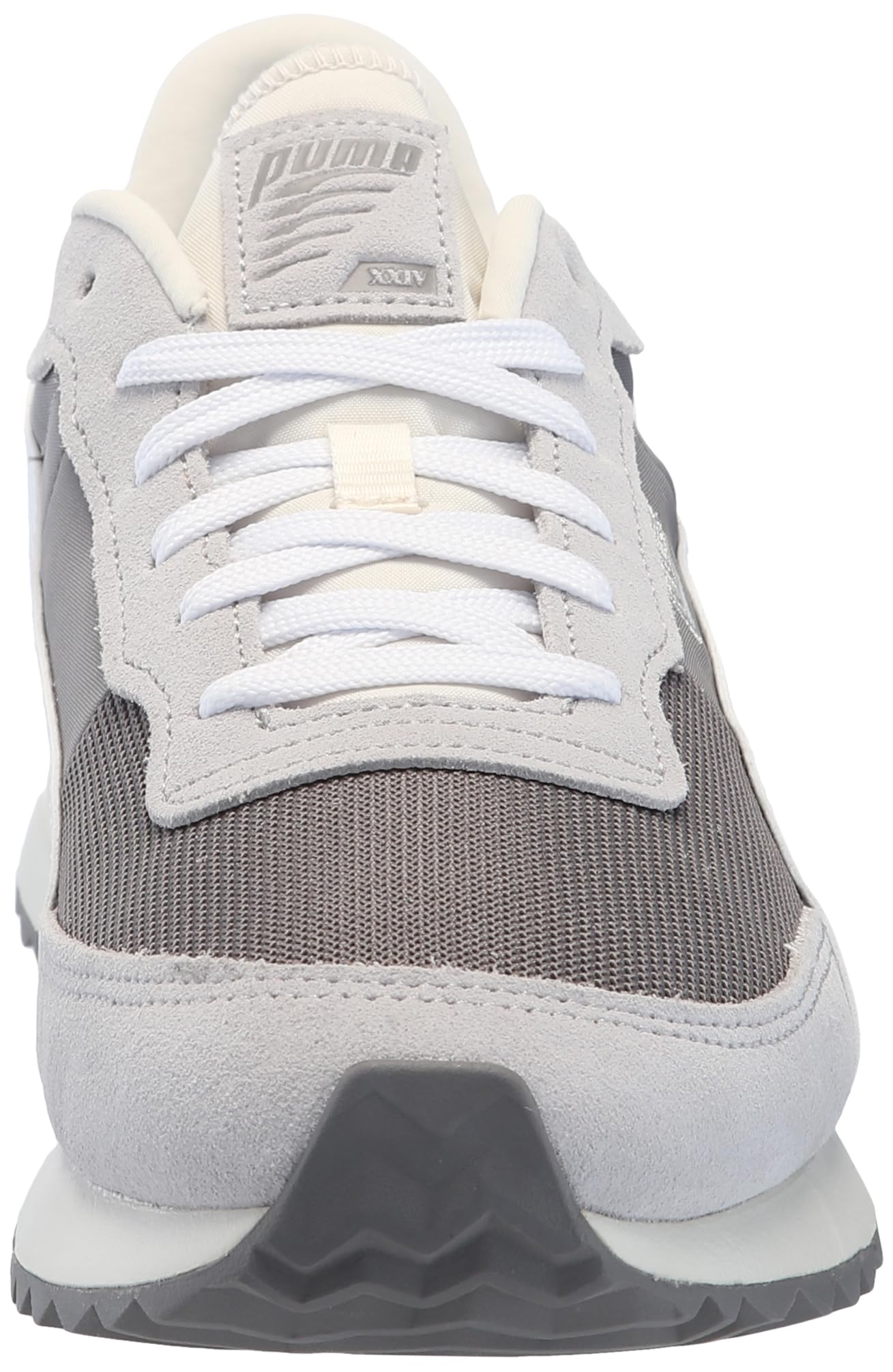 PUMA Men's Road Rider Sneaker - Lightweight Running Shoes for Men, White/Cast Iron, Size 8 | Comfortable Athletic Shoes for Jogging, Gym Workouts & Casual Wear