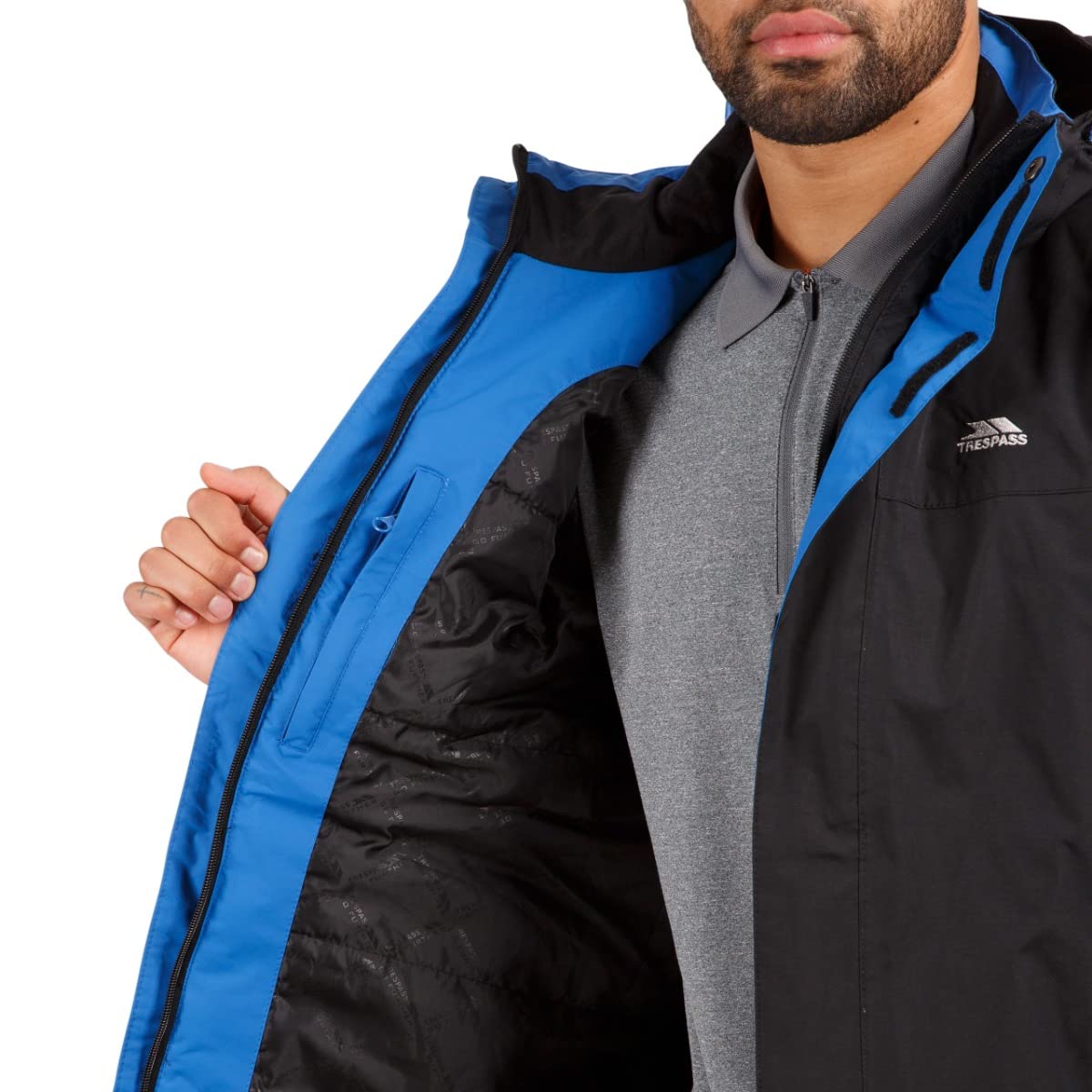 Donelly Men's Insulated Waterproof Winter Jacket - Lightweight Windproof Outdoor Coat for Hiking, Skiing & Cold Weather Activities