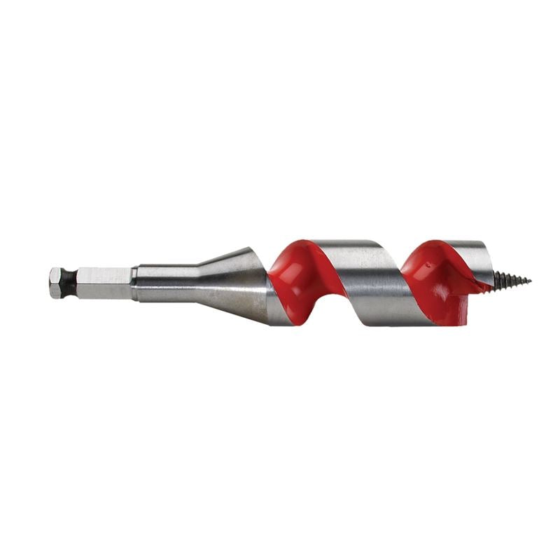 1-1/4 in. x 6 in. High-Speed Steel Ship Auger Bit - Heavy Duty Wood Drilling for Boat Building, Deck Construction & Marine Applications