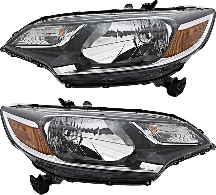 Honda Fit Headlights Replacement Set - Halogen Bulbs for Driver & Passenger Side (2018-2020 Models) | Perfect for Night Driving & Auto Upgrades
