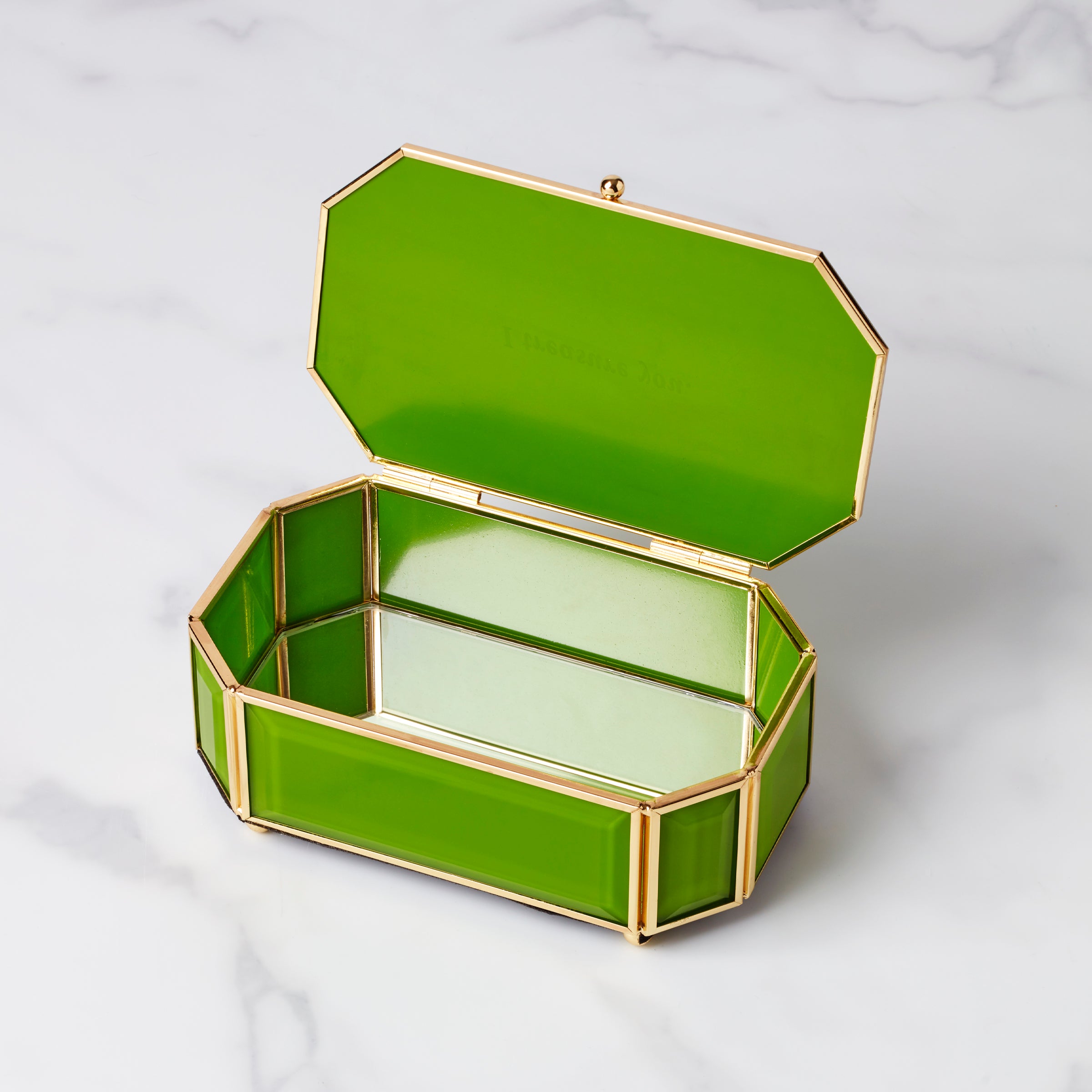 Elegant Green Jewelry Box for Women - Perfect Gift for Valentines, Birthdays & Anniversaries - Keeps Necklaces, Rings & Earrings Organized