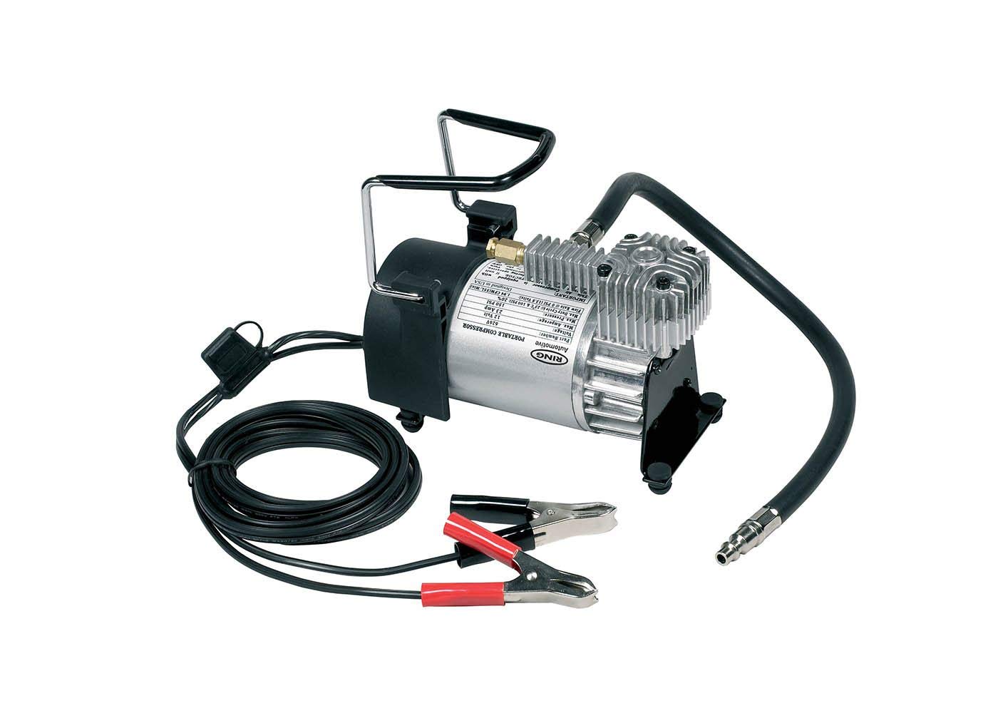 RING RAC900 12V Heavy Duty Air Compressor for Trucks & SUVs - Portable High-Power Tire Inflator for Off-Road, Camping & Emergency Use