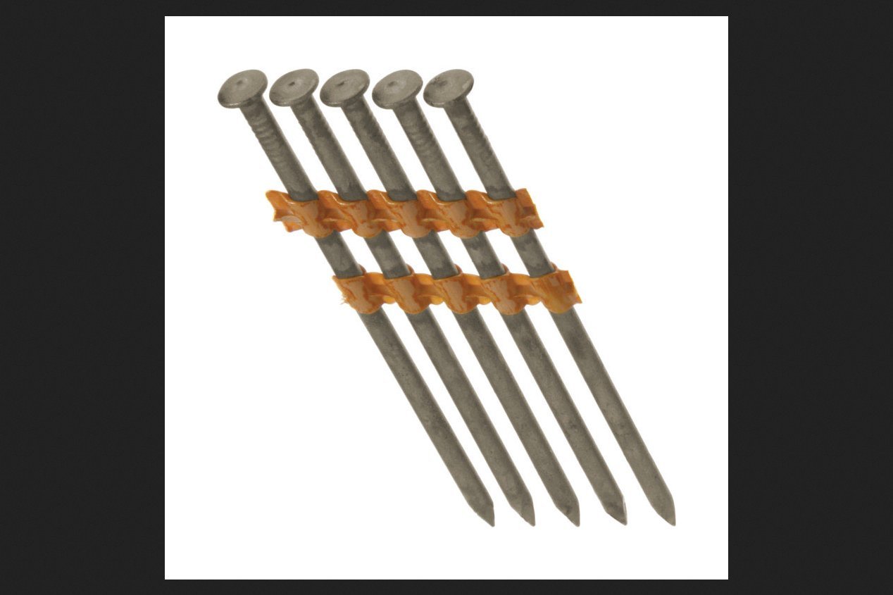 Grip Rite Prime Guard GR014L 21-Degree Bright Plastic Strip Round Head Nails - Smooth 3-Inch by .131 Steel (4,000-Pack) - Ideal for Framing, Roofing, and General Construction