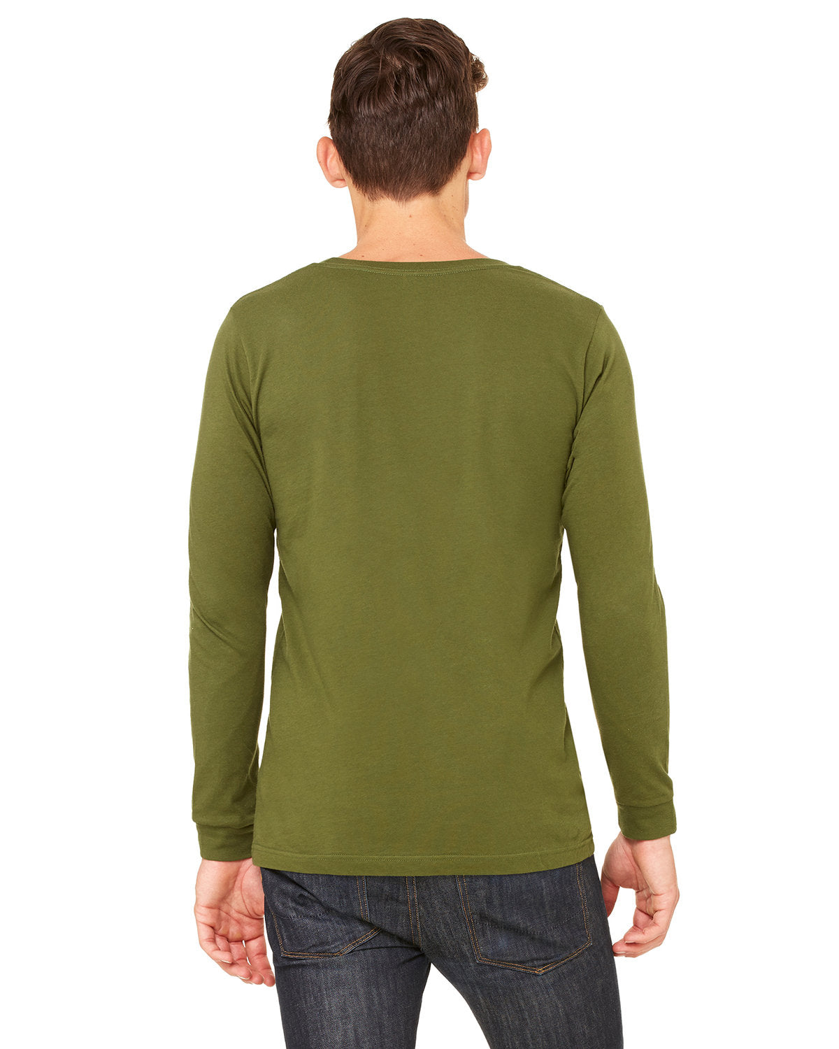 Bella + Canvas 3501 Unisex Jersey Long Sleeve T-Shirt - Soft Cotton Crewneck Tee for Men & Women - Perfect for Casual Wear, Layering & Everyday Comfort