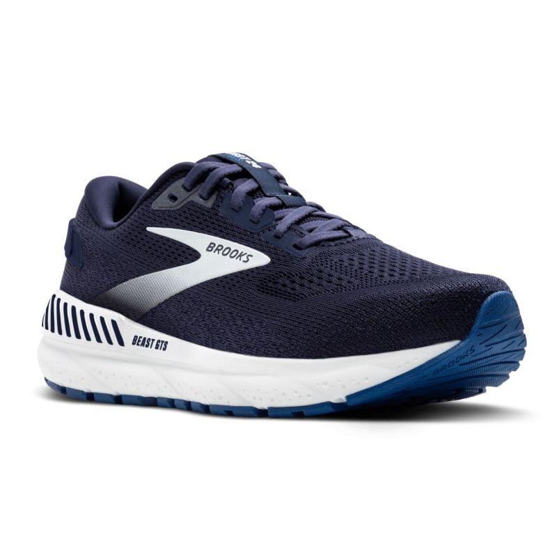 Brooks Beast GTS 24 4E Extra Wide Men's Running Shoes for Flat Feet - Supportive Stability Athletic Shoes for Overpronation & High Arches - Perfect for Jogging, Gym Workouts & Daily Walking