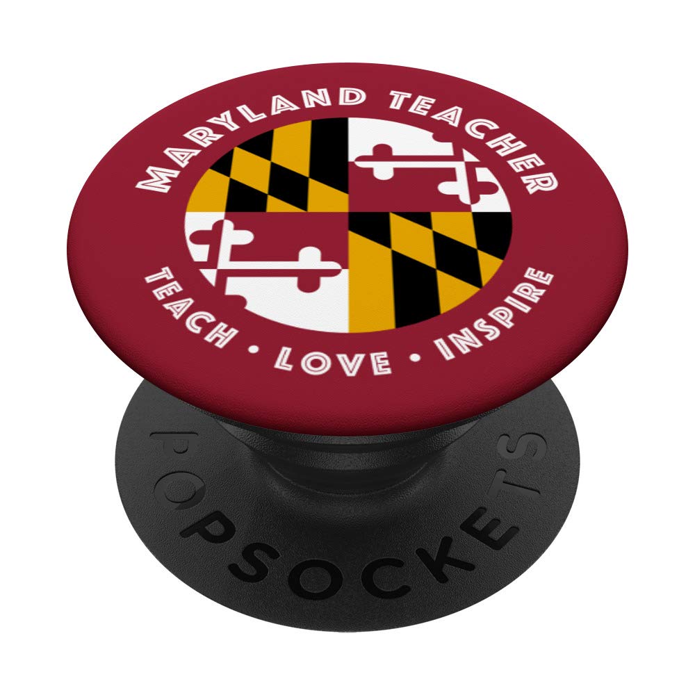 Maryland Teacher PopSockets - Swappable PopGrip for Phones & Tablets