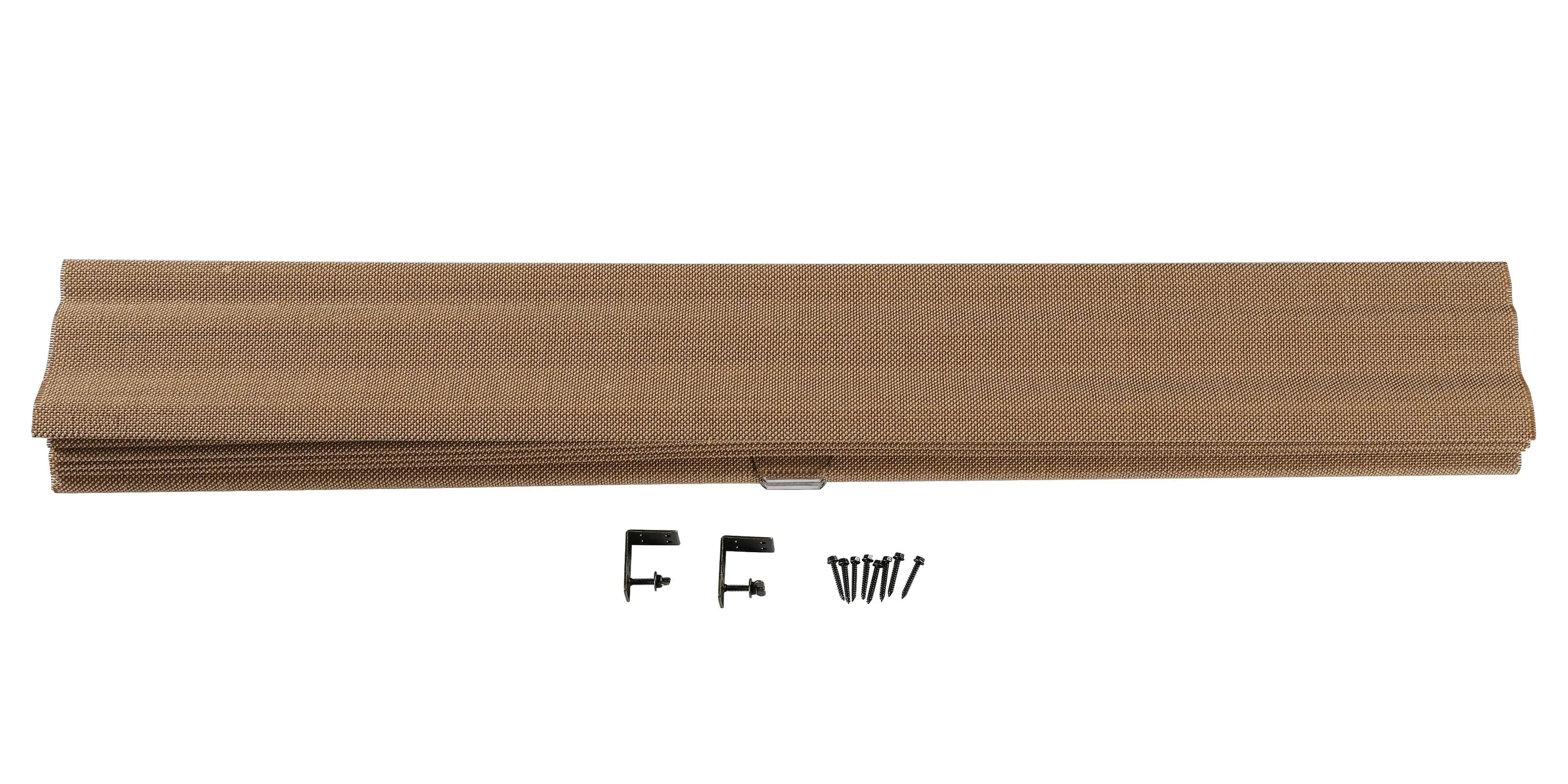 Natural Woven Bamboo Window Shade - Handmade Teak Wood Blinds for Privacy & Sun Protection - Perfect for Living Room, Bedroom, and Patio Decor