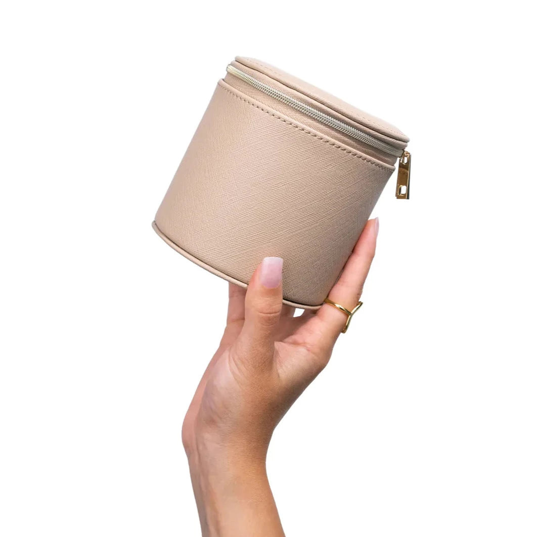 Eco Luxe Makeup Case - Waterproof Travel Cosmetic Bag for Women | Perfect for Travel, Gym & Everyday Use