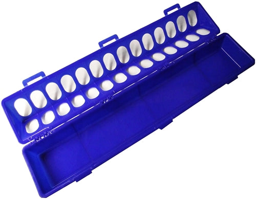 Rite Farm 20-Pack Blue Plastic Chicken Feeders for Chicks – Durable Poultry Feeder for Baby Chickens, Ideal for Coops, Farms, and Backyard Poultry Raising