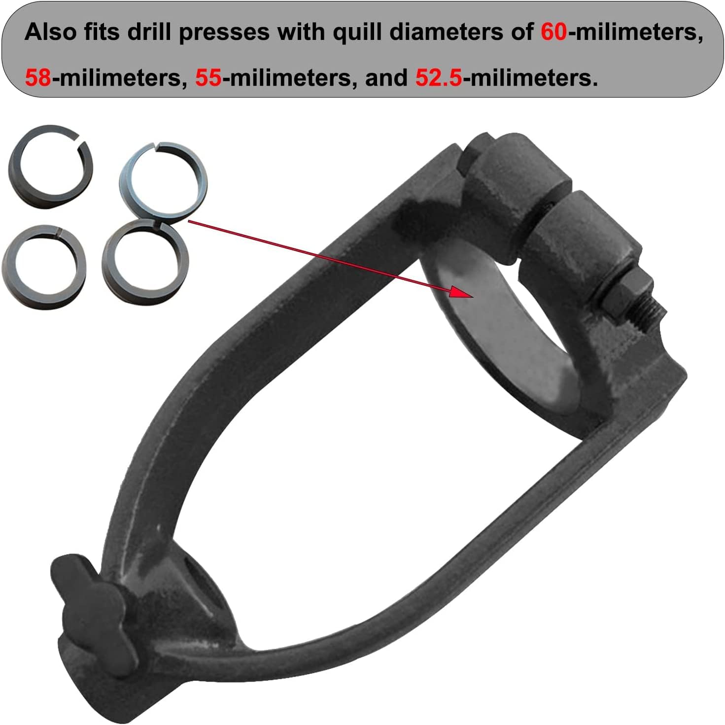 **Bench Drill Locator Set - Woodworking Mortising Square Hole Chisel & Drilling Machine Guide Tool for Tenoning & Mortise Attachment (No Bench Drill Included) - Perfect for DIY Woodworking & Furniture Making**