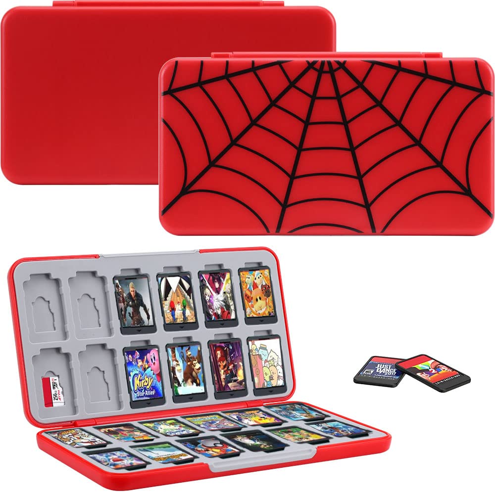 Nintendo Switch Game Card Case Holder - Compatible with Switch/Switch OLED - Portable Protective Storage for Switch Game Cartridges - Perfect for Travel, Home, and On-the-Go Gaming