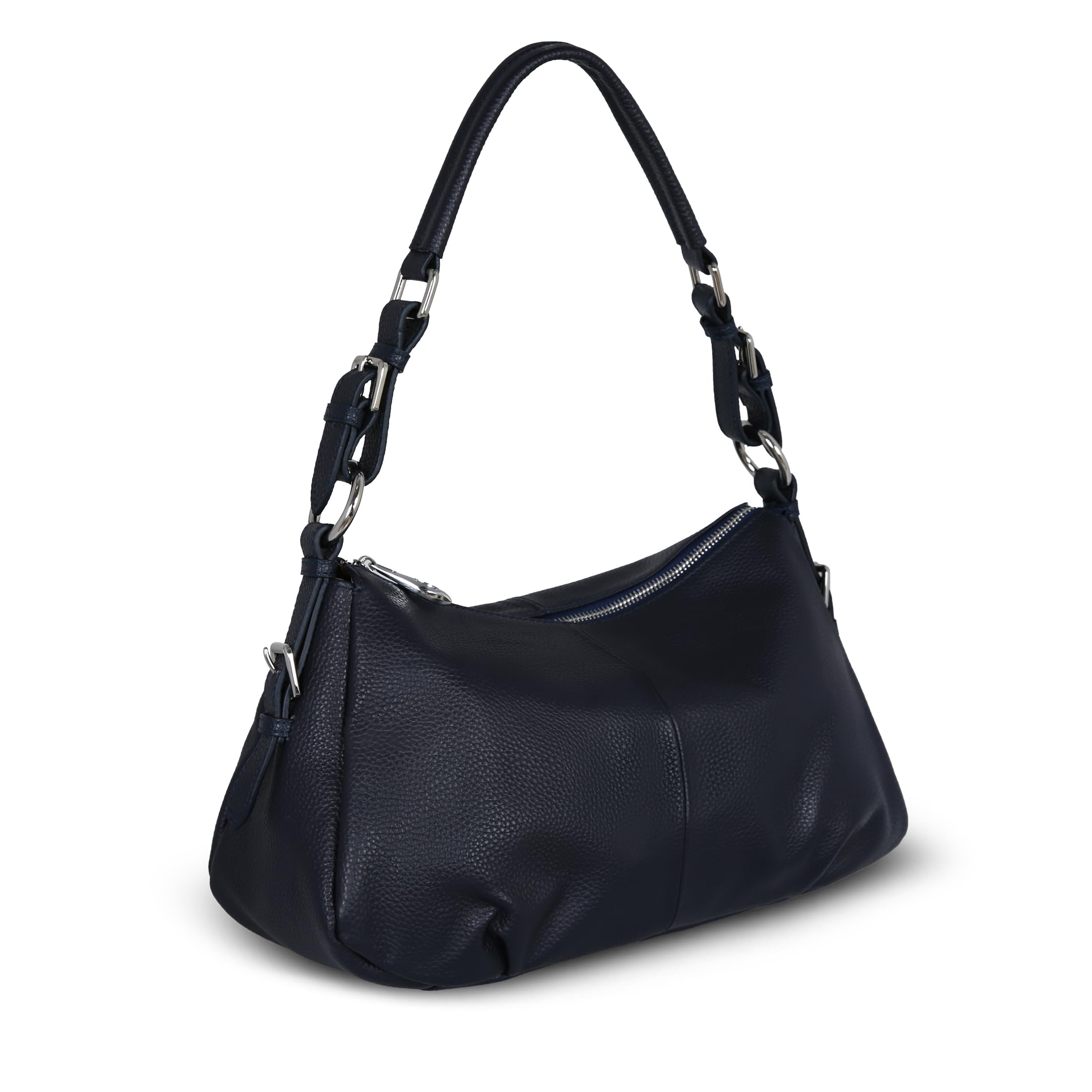HESHE Genuine Leather Handbags for Women - Hobo Shoulder Bag, Tote & Crossbody Purse - Fashionable Designer Satchel - Perfect for Work, Travel & Everyday Use