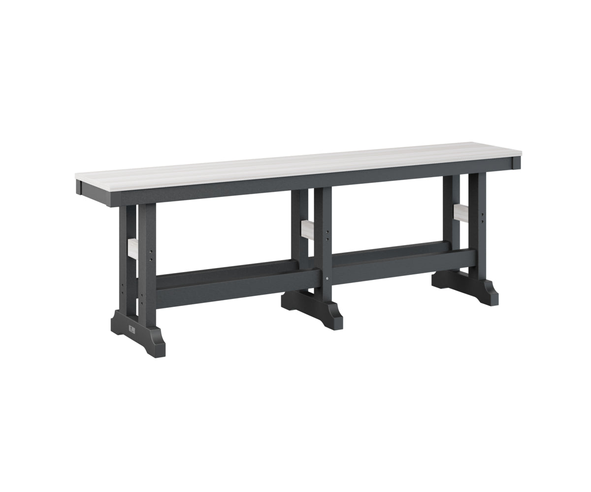 Berlin Gardens Garden Classic 66 Dining Bench - Outdoor Patio Furniture for Backyard, Deck, and Garden - Weather-Resistant Dining Set with Comfortable Seating