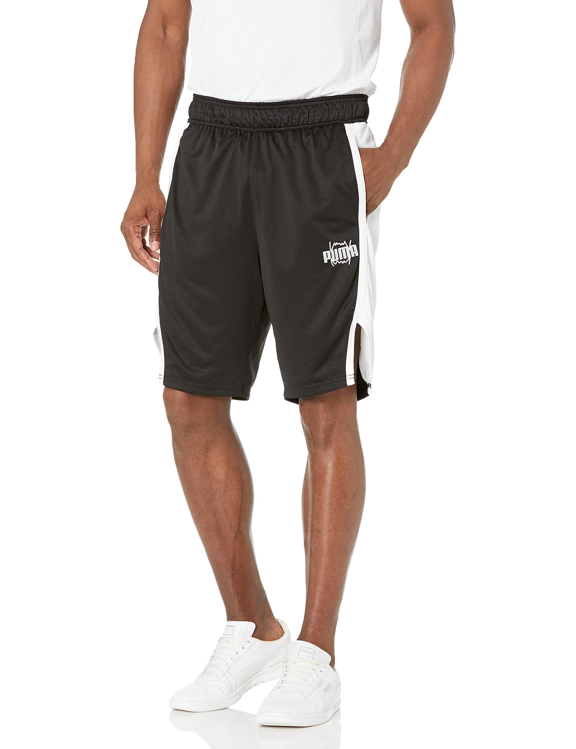 PUMA Men's Curl Shorts - Lightweight Athletic Running Shorts with Moisture-Wicking Fabric for Gym, Workout & Casual Wear
