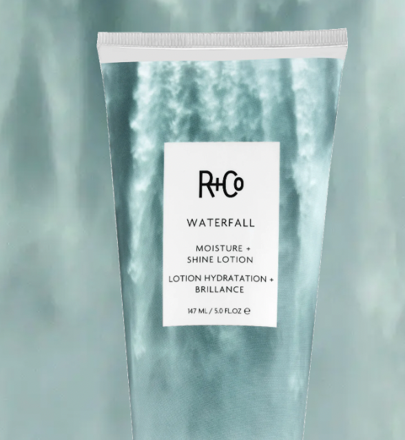 R+Co Waterfall Moisture + Shine Lotion - Hydrating Hair Treatment for Dry & Damaged Hair | Adds Shine & Softness | Perfect for Daily Use & Styling
