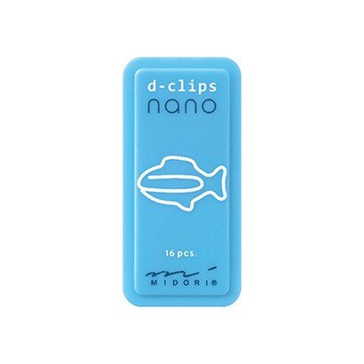 Nano D Clip Paper Clip - Mini Metal Binder Clips for Office, School, Home & Organizing Documents | Midori DESIGNPHIL | Perfect for Notebooks, Files, Photos & DIY Crafts