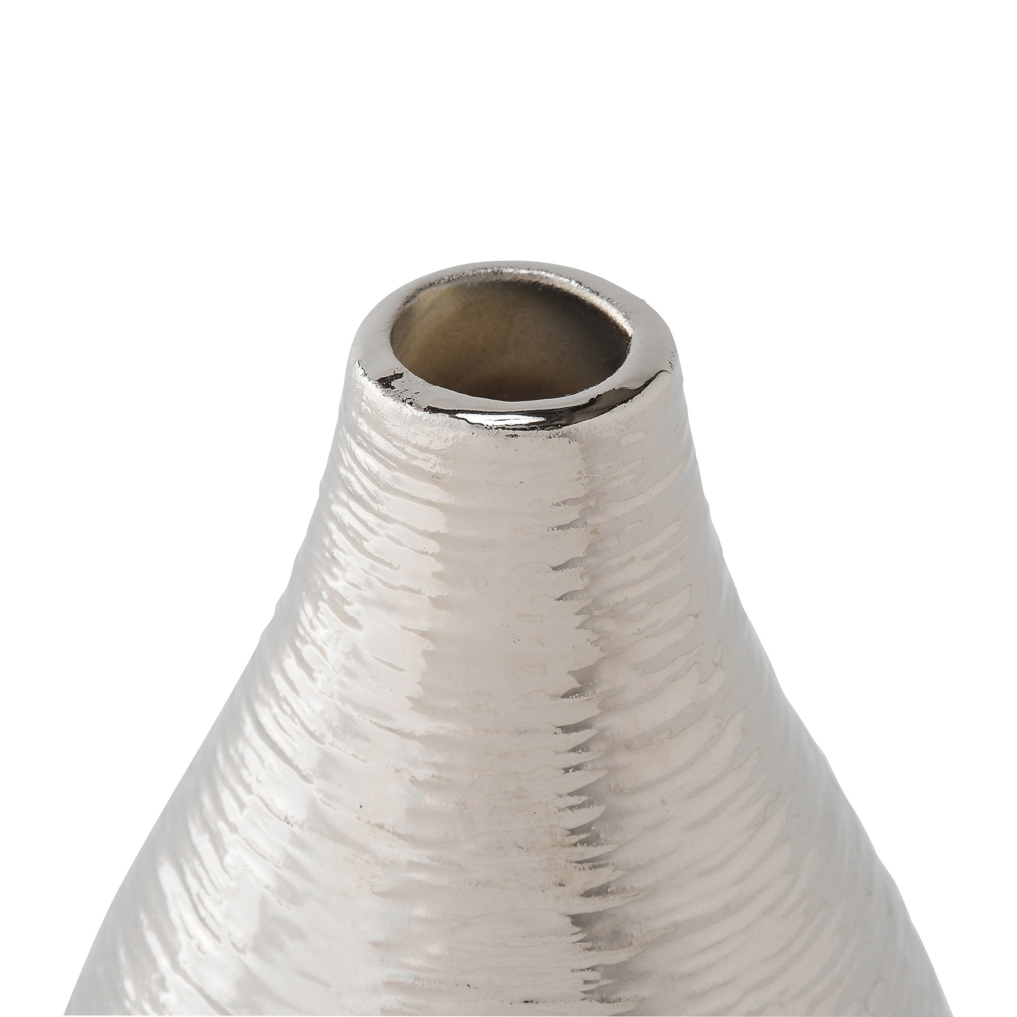 2 Pack Small Silver Cross Flower Vase - Elegant Home Decor for Wedding, Church & Memorial Arrangements