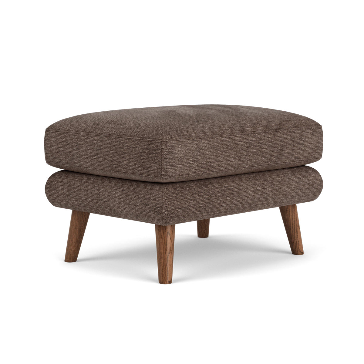 George Fabric Ottoman - Stylish and Comfortable Footrest, Storage Bench for Living Room, Bedroom, or Office - Perfect for Relaxing, Extra Seating & Home Organization