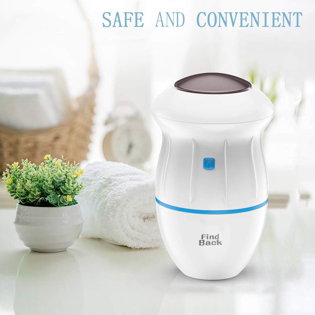 Electric Callus Remover & Foot File - Professional Pedicure Tool for Dead Hard Cracked Dry Skin Care - Fast & Painless Foot Grinder for Smooth Heels - Perfect for Home Spa, Salon Use & DIY Foot Care Routine