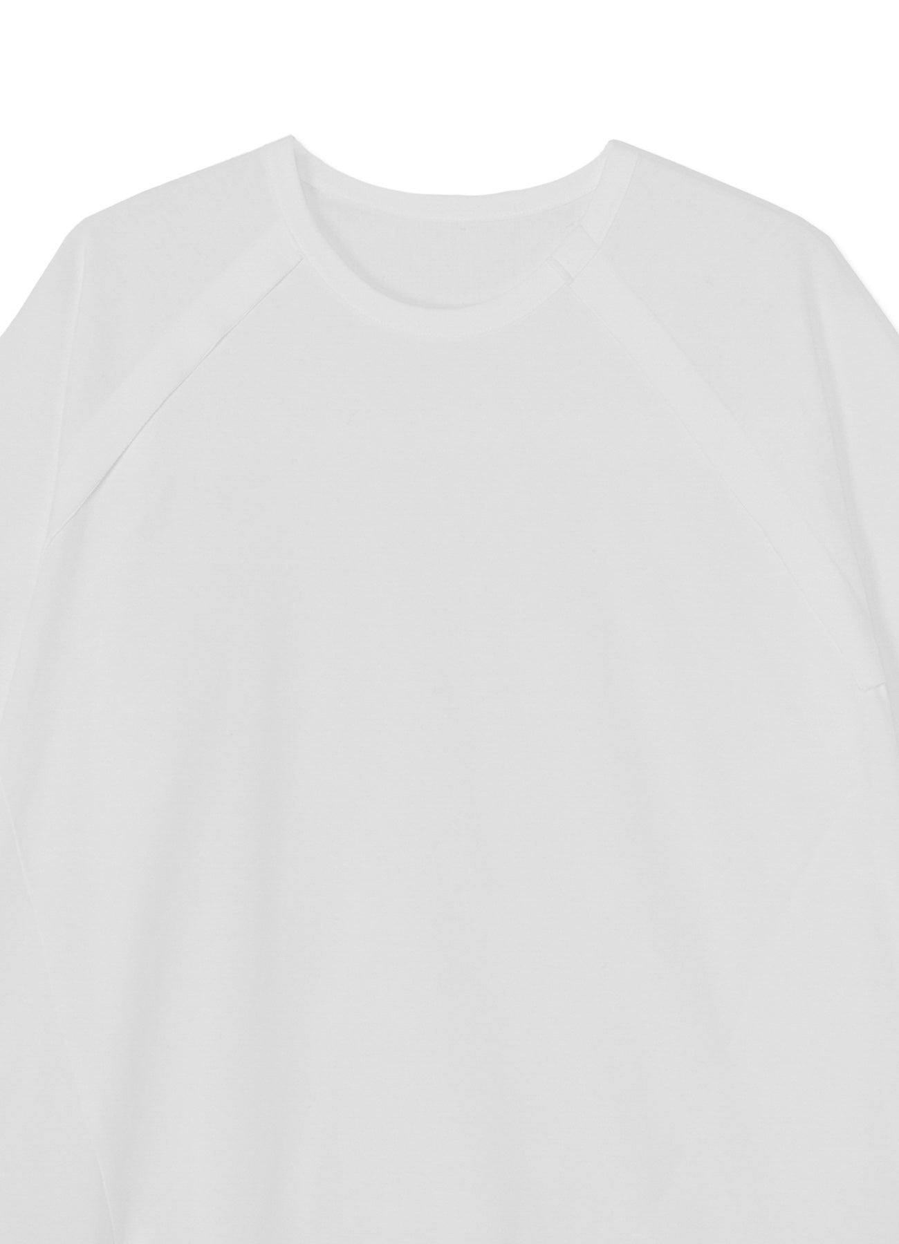 Soft Cotton Jersey Raglan T-Shirt with Front Slit & Short Sleeves - Casual Comfort Wear for Everyday Outfits, Street Style & Lounge