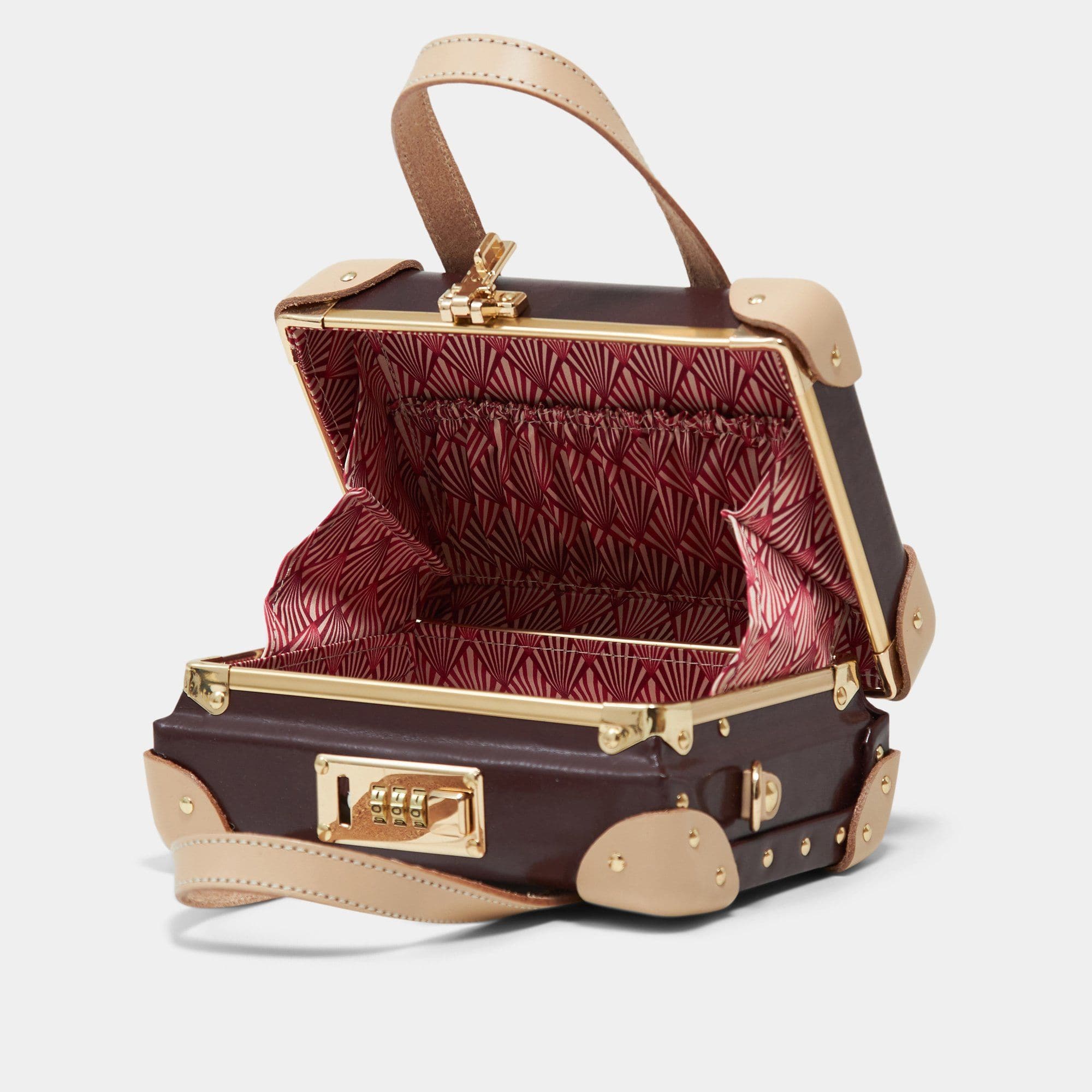 The Architect Burgundy Mini Crossbody Bag - Stylish & Compact Purse for Women | Perfect for Work, Travel & Everyday Use