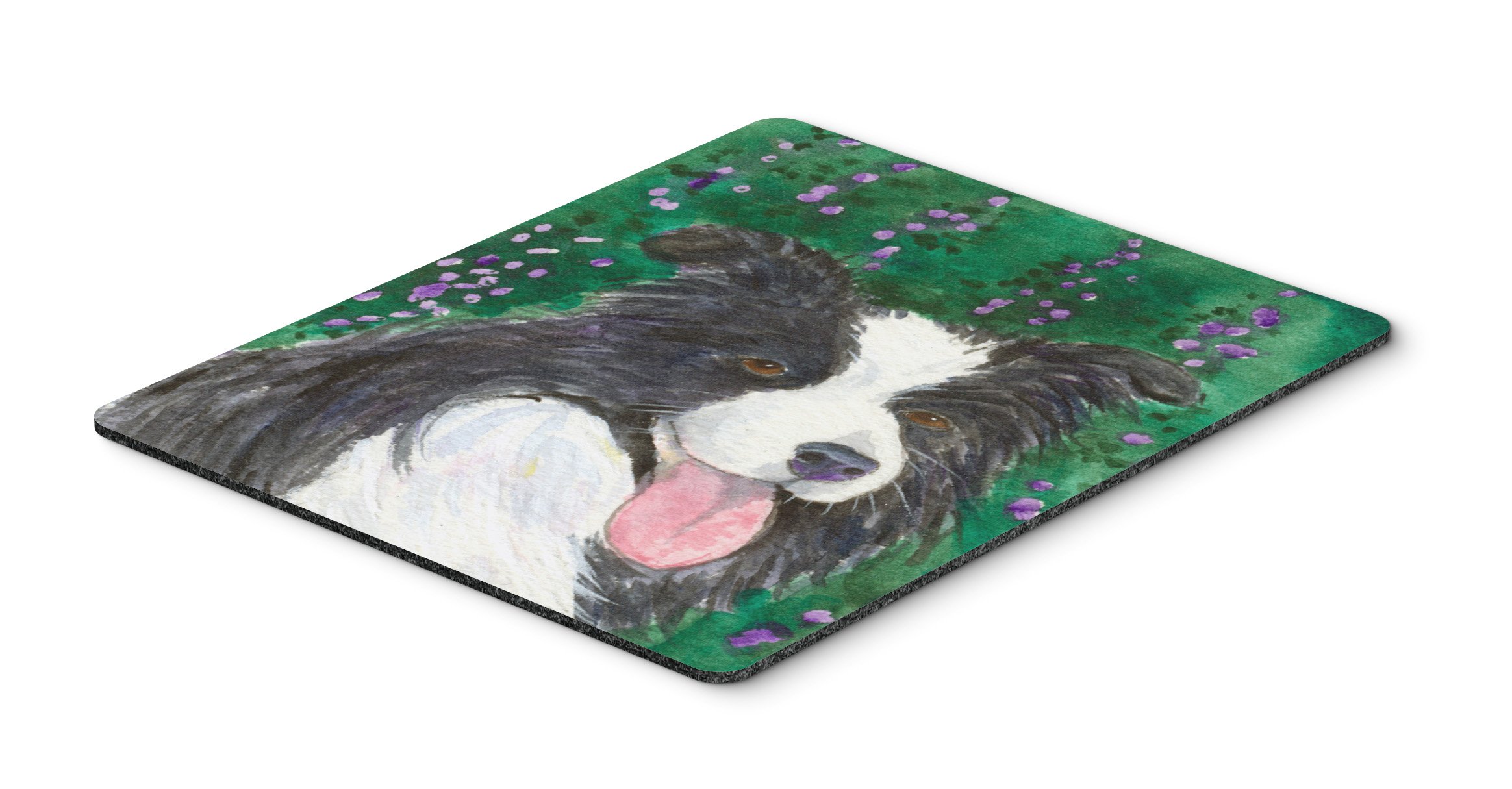 Border Collie Mouse Pad & Hot Pad Trivet - Large Washable Non-Slip Desk Mat for Home Office, Gaming & Computer Work | Durable Laptop Mousepad for Workstations, Desks & Workspaces