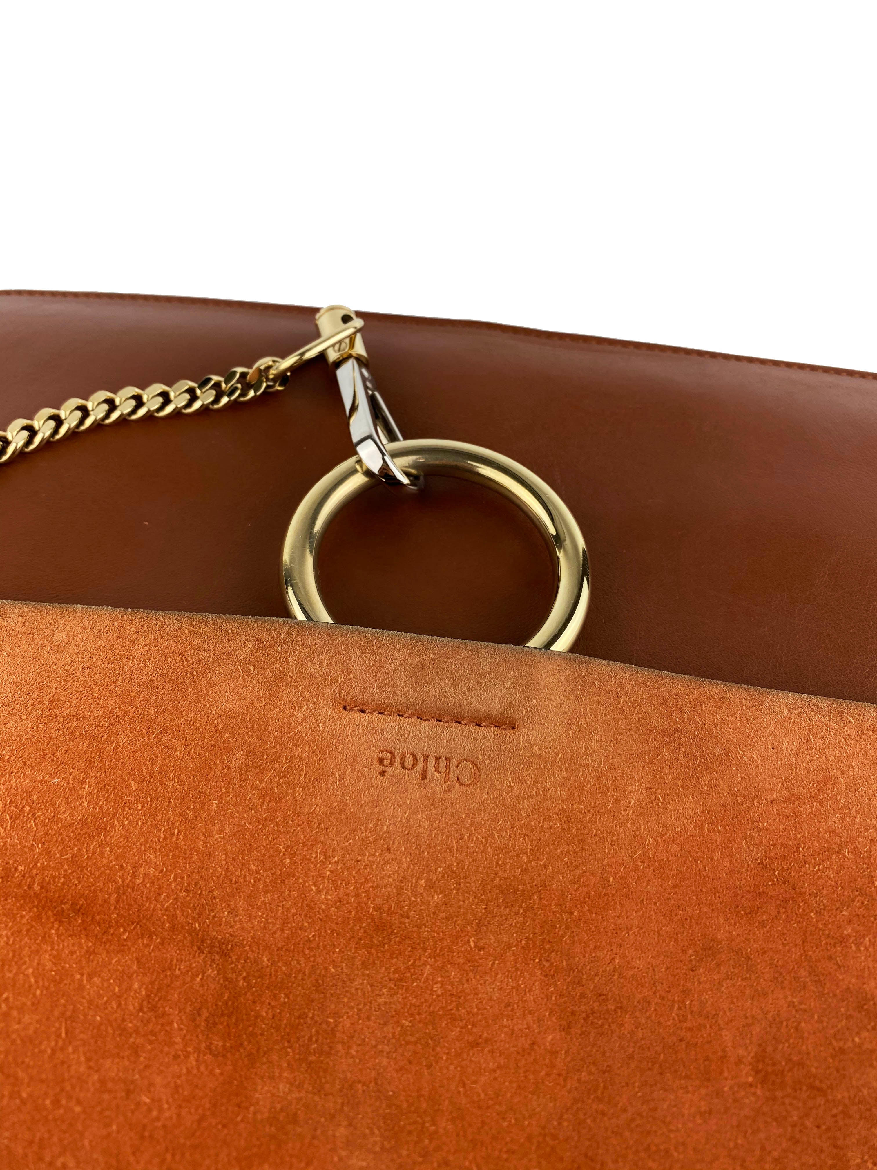 Chloe Brown Faye Medium Shoulder Bag - Premium Leather Crossbody Purse for Women | Fashionable Everyday Handbag for Work, Travel & Date Night