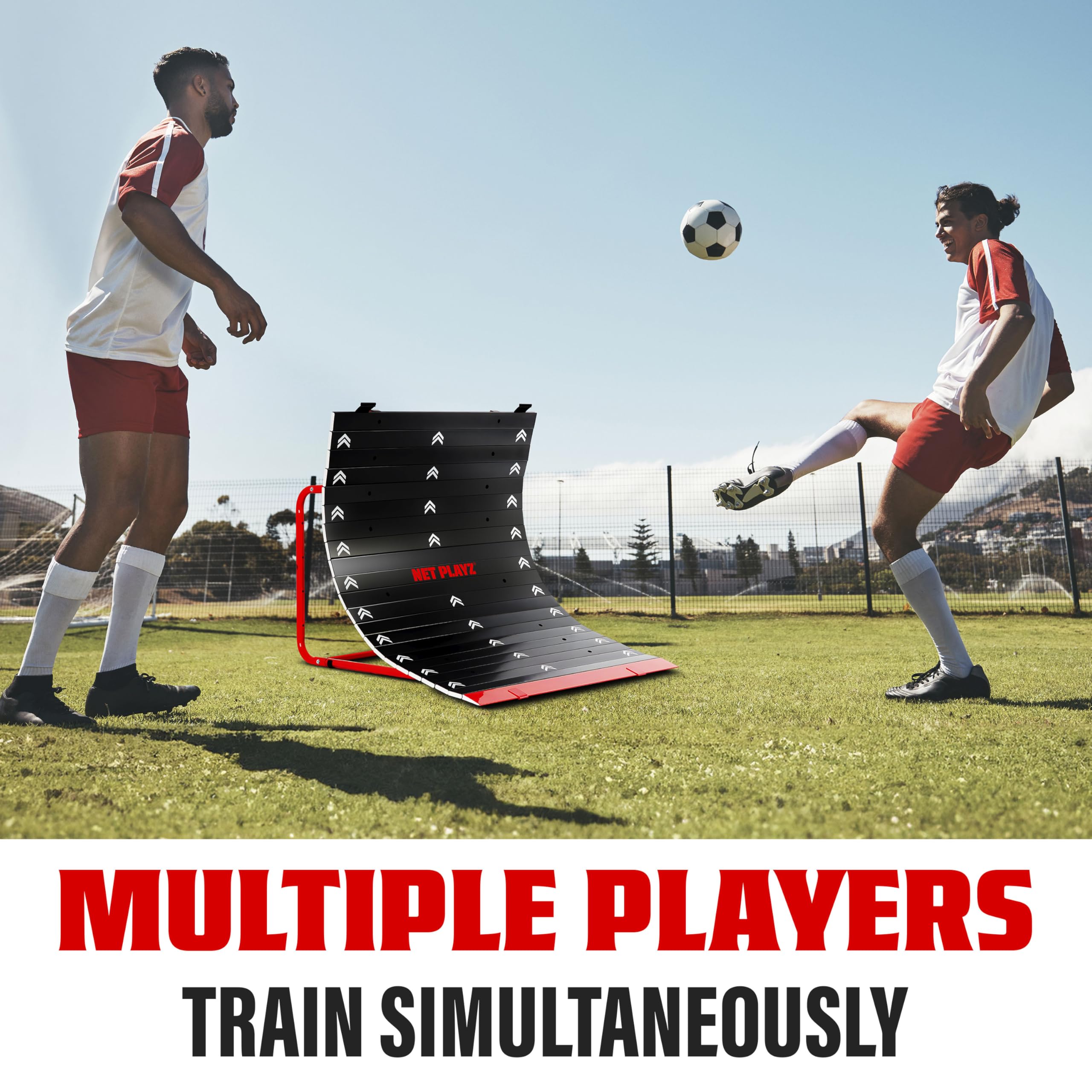 Premium Soccer Rebounder Net - Heavy Duty Football Training Equipment for Solo Practice | Perfect Training Aid for Backyard Drills, Goalkeeper Practice & Youth Soccer Gifts