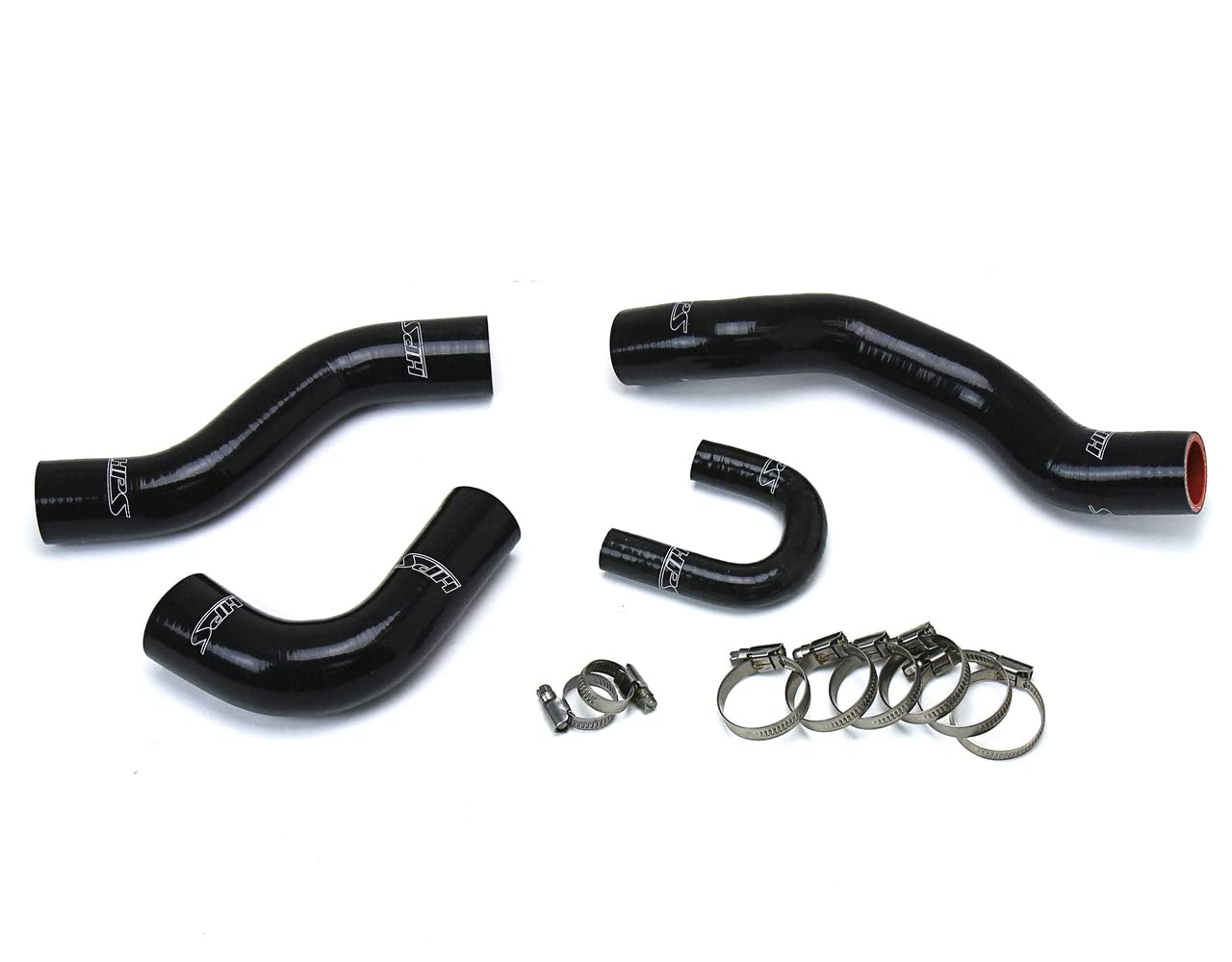 HPS 57-1477-BLK-2 Black High-Performance Silicone Radiator Coolant Hose Kit - Upgrade for Cars, Trucks & SUVs - Durable & Heat Resistant Replacement Hose Set