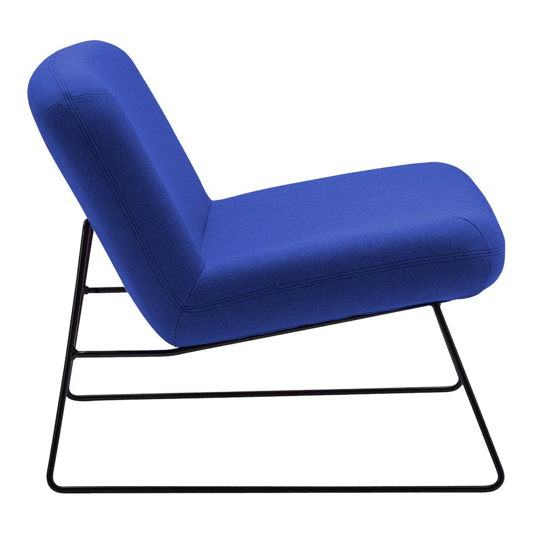 Busk Hertzog Java Chair - Modern Lounge Chairs with Softline Comfort for Living Room, Patio & Office Relaxation