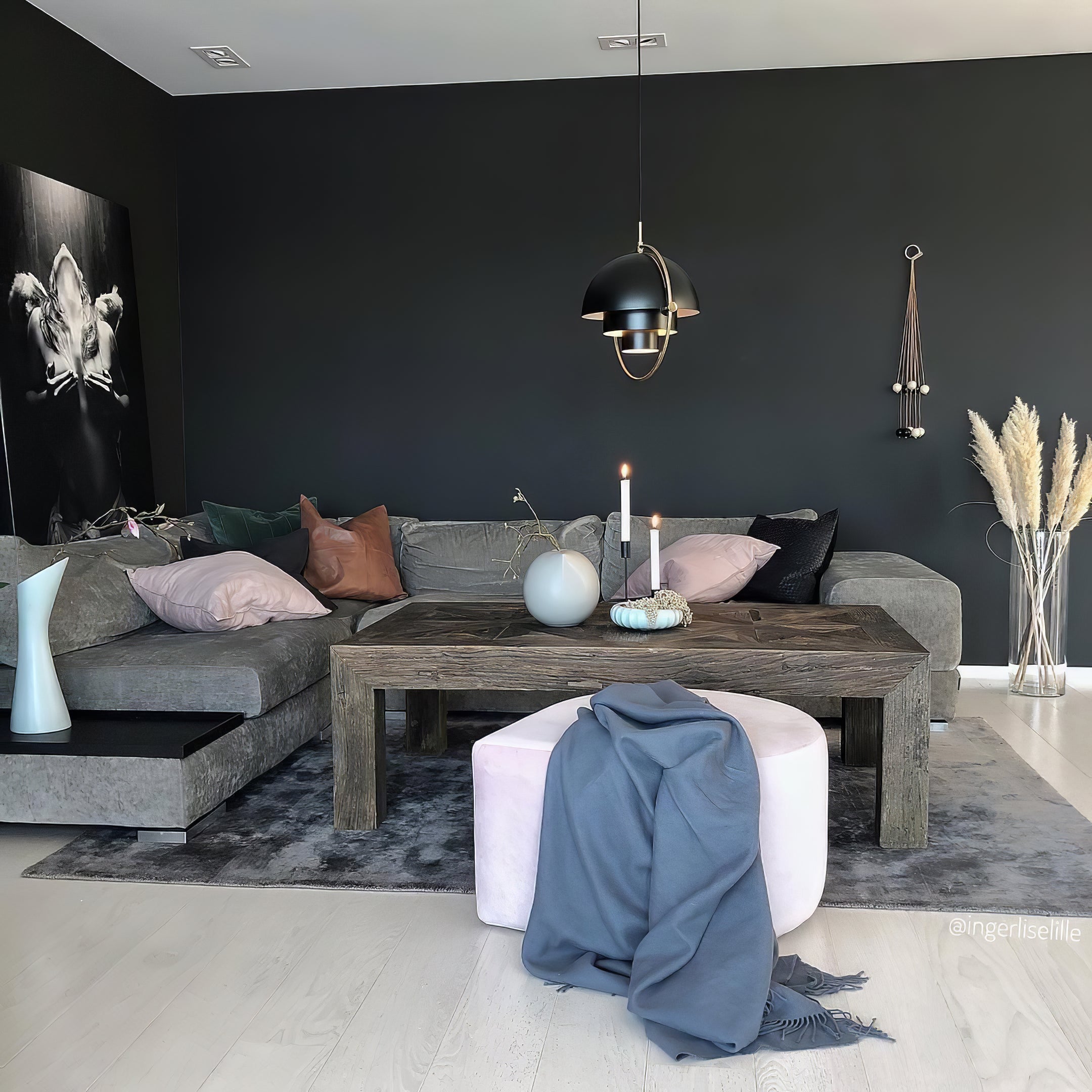Unique Deformed Ball Pendant Light - Modern Handmade Glass Ceiling Fixture for Living Room, Dining Room & Bedroom Lighting