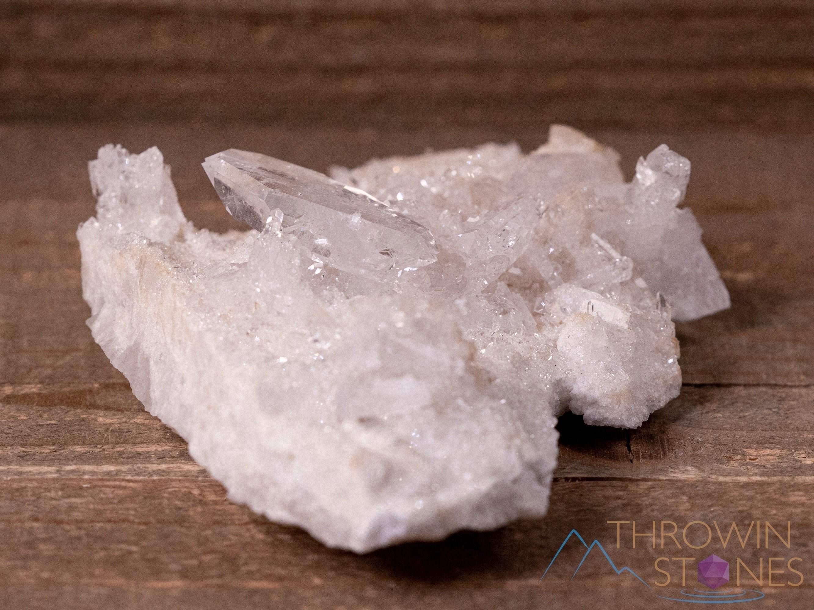FADEN QUARTZ Raw Crystal Cluster - Natural Healing Stones for Home Decor, Housewarming Gift, Spiritual Healing & Meditation (40462) - Perfect for Living Room Display, Office Desk Decor & Yoga Space